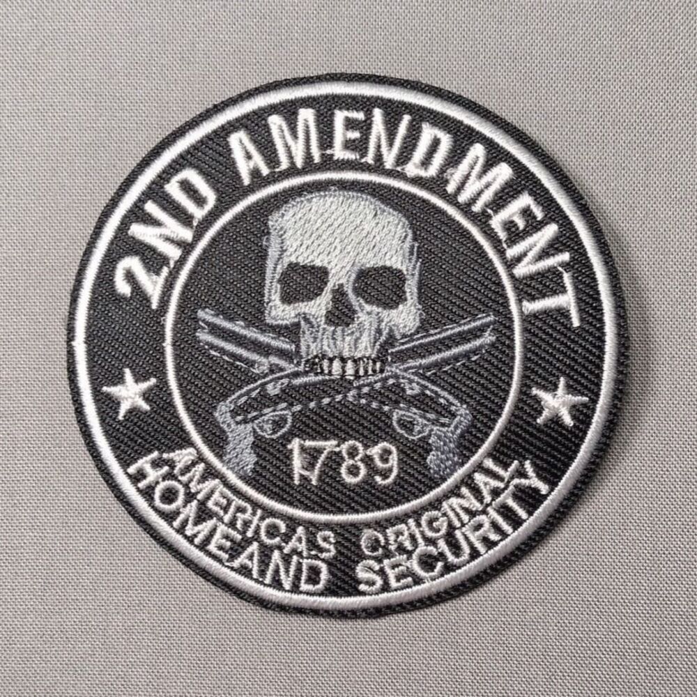 2nd Amendment Americas Original Home and Security Iron On Patch